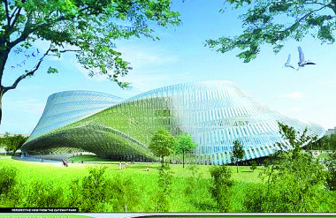 14. Trung tâm văn hóa Thành phố Đài Trung- Đài Loan: Lấy ý tưởng từ dải Moebius.