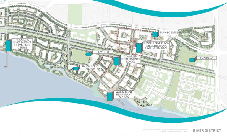River District ở Vancouver sẽ có sân chơi, công viên, trung tâm cộng đồng, nhà trẻ và trường học