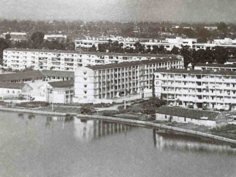 Hình 5b. Kiến trúc nhà ở Khu tập thể Giảng Võ, Thiết kế của Viện Nhà ở Hà Nội (1980)