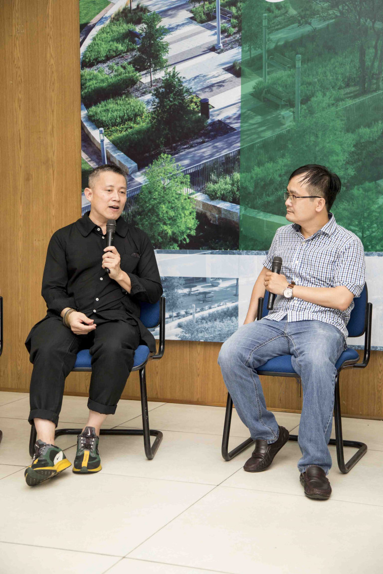 Nghệ sĩ cảnh quan Andy Cao và trường bộ môn Kiến trúc cảnh quan TS.KTS.Phạm Anh Tuấn
