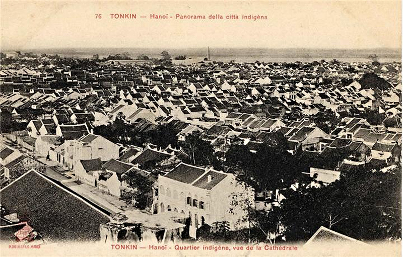 Phố cổ Hà Nội xưa (Ảnh tư liệu)
