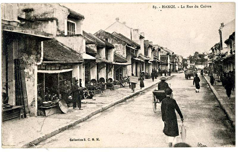 Phố Hàng Đồng xưa (Ảnh tư liệu)