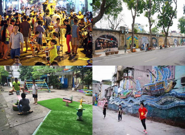 Sân chơi trên phố cổ , KGCC bên Dự án Nghệ thuật Phùng Hưng, sân chơi cộng đồng dân cư phường Chương Dương , sân chơi bên dự án Nghệ thuật Phúc Tân