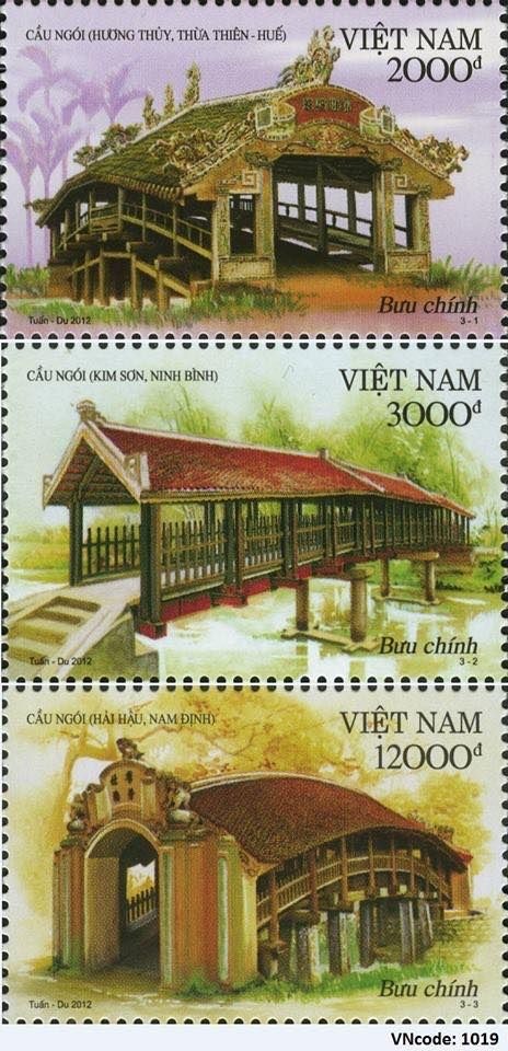 Bộ tem cầu ngói năm 2012