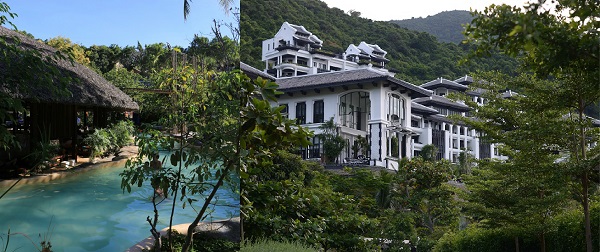 Hình thức kiến trúc mang hơi thở nhiệt đới, hòa mình vào những khoảng bất tận của cây xanh, mặt nước.