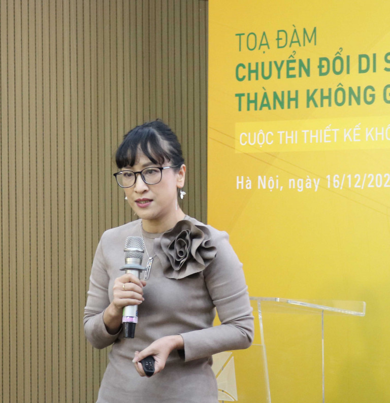 PGS.TS.KTS Phạm Thuý Loan Phó Viện Trưởng Viện Kiến trúc Quốc gia
