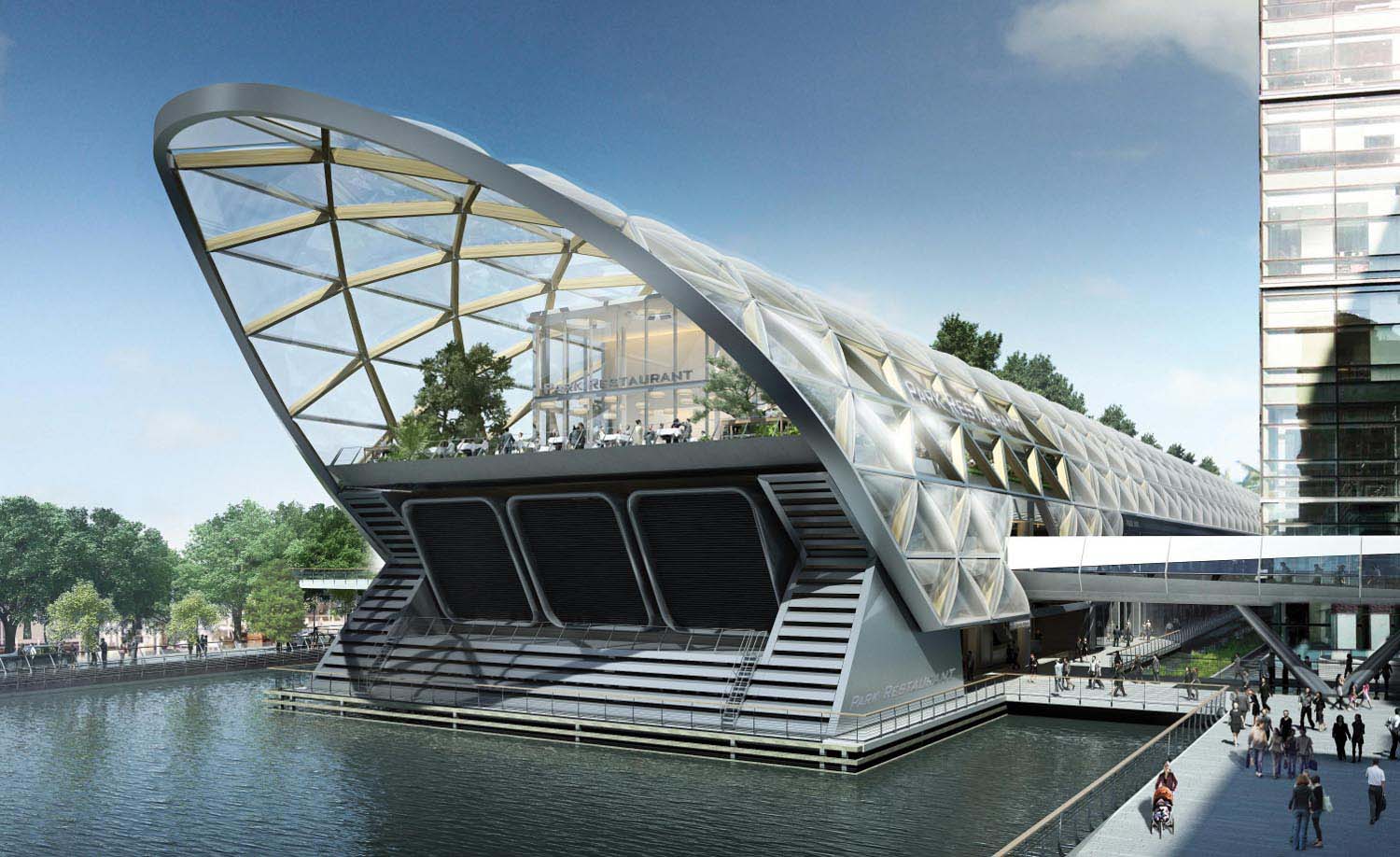 Hình 6: Ga Canany Whart Crossrail, Luân Đôn, Anh