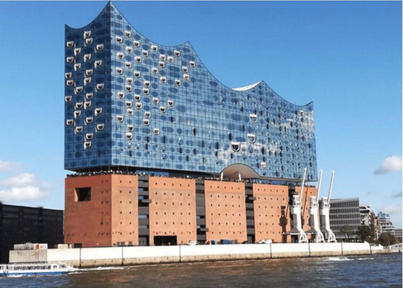 Hình 8: Phòng hòa nhạc Elbphilharmonie, Hamburg, Đức