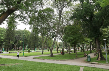 Công viên Lê Thị Riêng (quận 1). (Ảnh: Thanh Vũ/TTXVN)