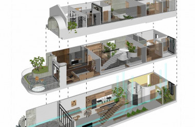 Sơ đồ phân chia không gian 3D.