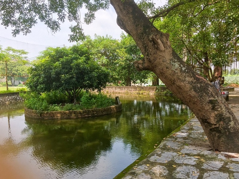 Cảnh quan ao đình làng Cựu