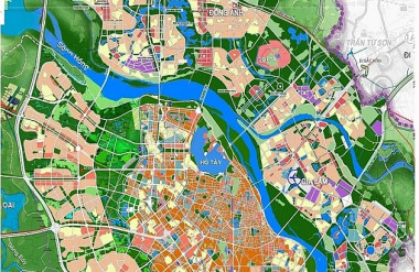 Quy hoạch chung xây dựng Thủ đô tầm nhìn đến năm 2050 (Ảnh: TL).