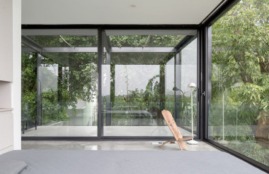 Phòng ngủ master ở khu vực tầng 2