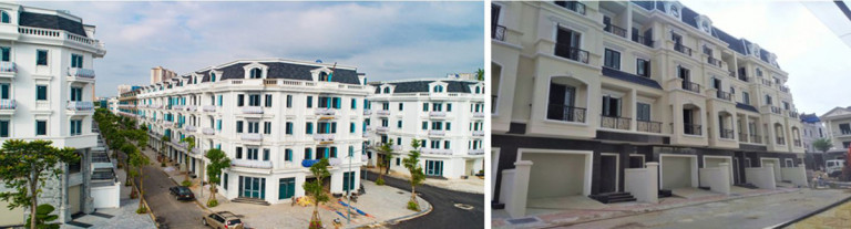 Kiến trúc Tân Cổ Điển nhà thấp tầng tại KĐTM Kiến Hưng (Hà Đông, Hà Nội)