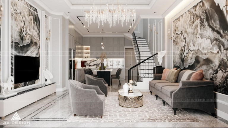 Phong cách tân cổ điển mang đến cho gia chủ một không gian sống thoải mái, đơn giản nhưng vô cùng tinh tế