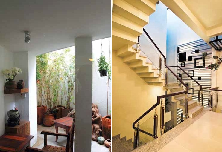 Dùng giếng trời có tính toán hợp lý tăng khả năng luân chuyển khí tốt hơn cho nhà phố đô thị