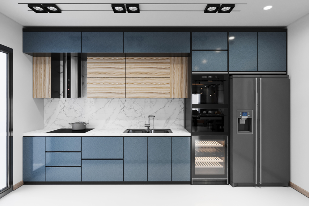 Tủ bếp Ecoplast Luxury gạt bỏ lỗi no ẩm mốc ở khu vực ẩm ướt.