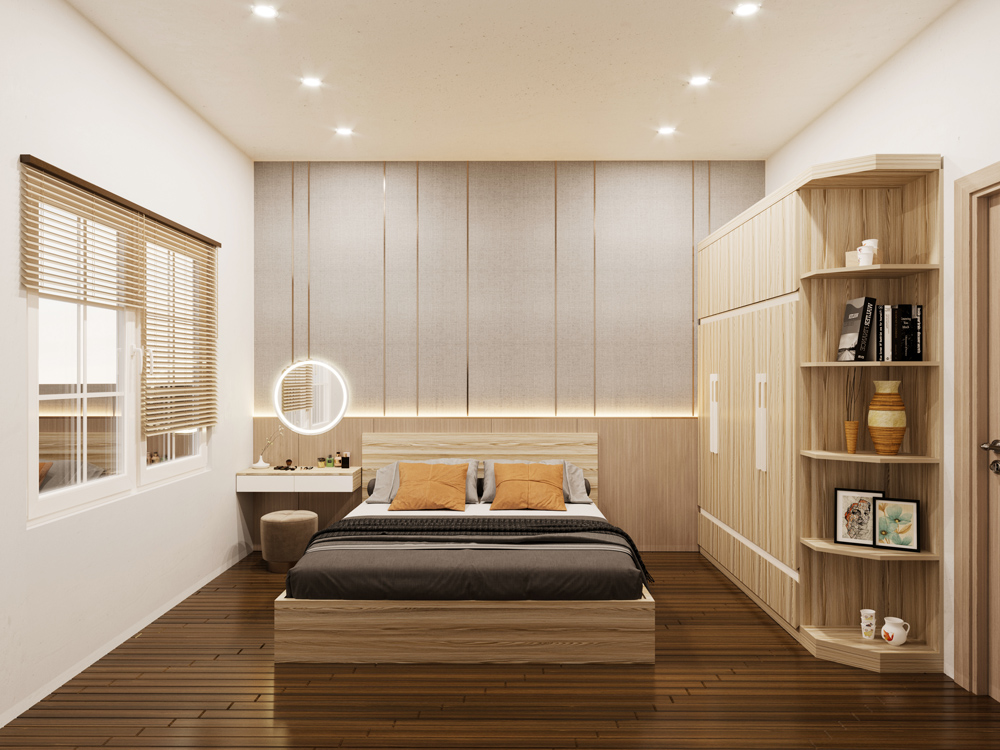 Nội thất phòng ngủ hiện đại với màu Lux 02