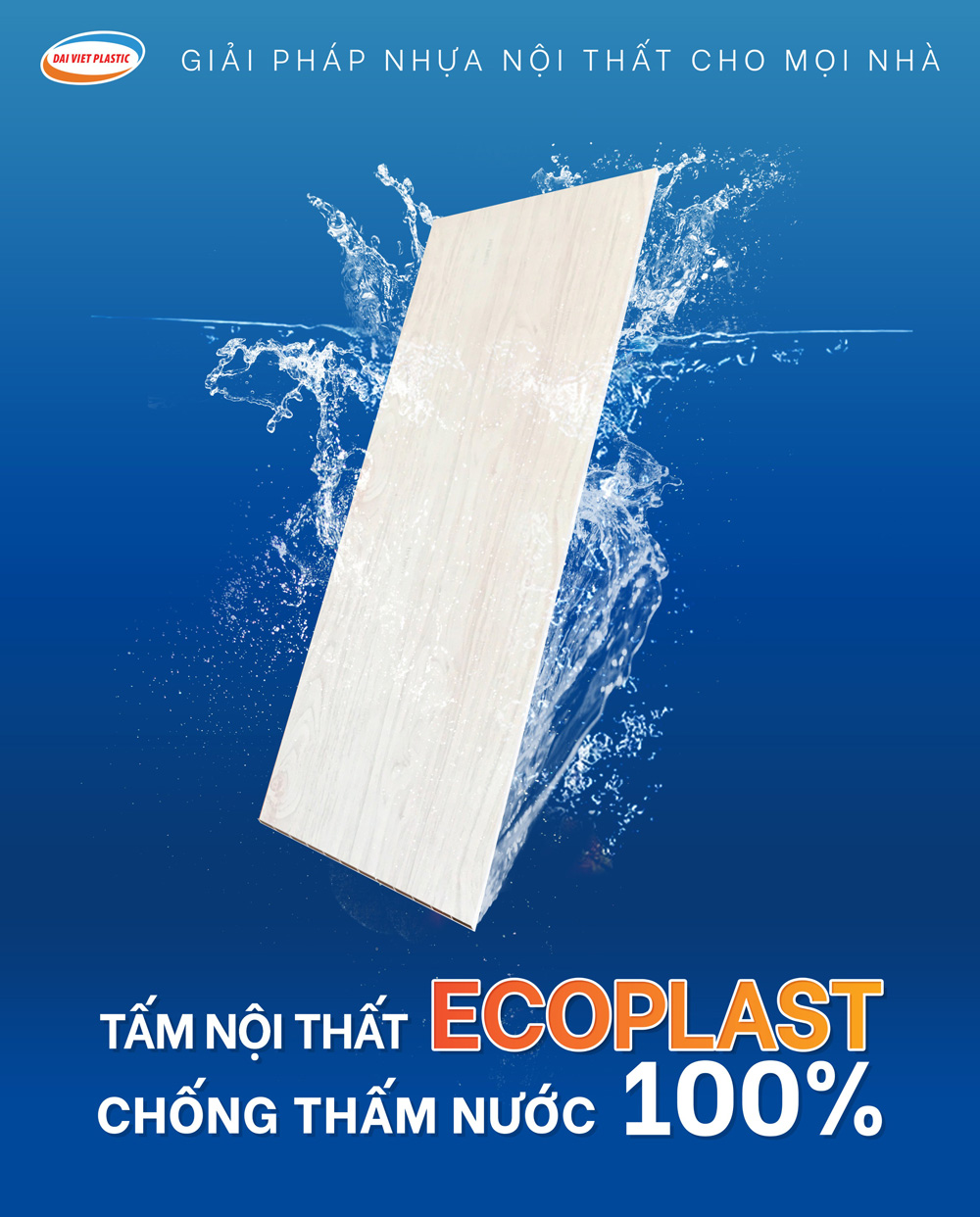 Tấm Ecoplast chống thấm nước 100%