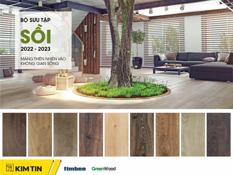 Tập đoàn Kim Tín ra mắt BST sàn gỗ công nghiệp “Sồi 2022 – 2023”.