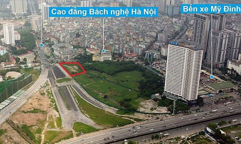 Ô đất xây dựng trung tâm giao lưu và phát triển văn hoá cộng đồng ở phường Mỹ Đình 2 (Nam Từ Liêm, Hà Nội) được điều chỉnh thành công trình khách sạn, văn phòng, thương mại và văn hoá cộng đồng, nâng từ 15 tầng lên 30 tầng, 4 tầng hầm (Ảnh: Thanh Sơn)
