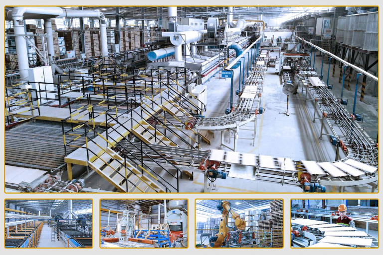 Nhà máy sản xuất gạch ốp lát cao cấp