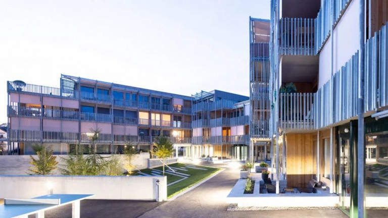 Weggishof là một khu dân cư hỗn hợp được thiết kế bởi HHF Architects