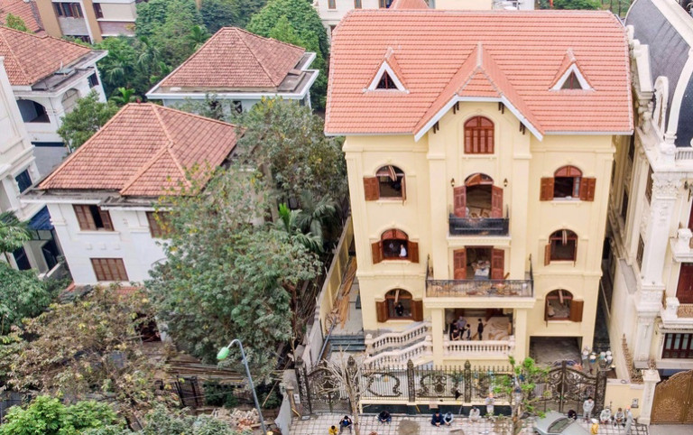 Công trình vi phạm trật tự xây dựng số 09, Khu biệt thự 5,2ha phường Yên Hòa.
