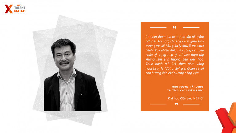 Chia sẻ của Ông Vương Hải Long, Trưởng khoa kiến trúc, Đại học Kiến trúc Hà Nội 