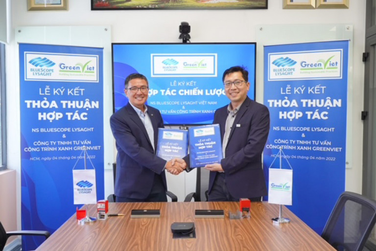 NS BlueScope Lysaght Việt Nam và GreenViet cùng nhau chia sẻ các kinh nghiệm, kiến thức về công trình xanh để cung cấp giải pháp công trình xanh trọn gói, phù hợp với yêu cầu của chủ đầu tư.