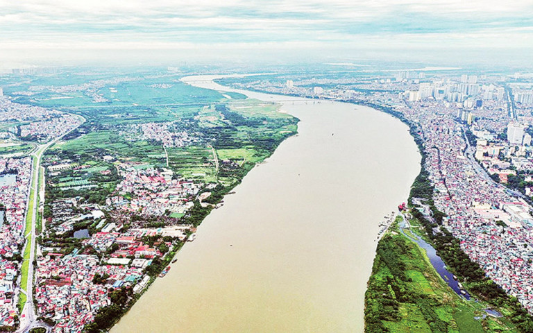 Hà Nội đang chờ cơ hội “quay mặt” ra sông Hồng với bản đồ án quy hoạch mới. 