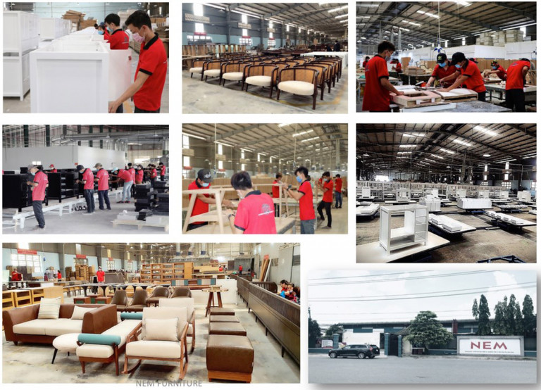 NEM sở hữu hệ thống nhà máy quy mô 30.000 m2 với trang thiết bi hiện đại.
