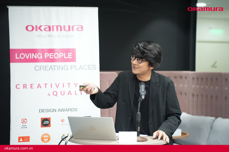 Kiến trúc sư Masahiko Kanaya chia sẻ tại Talkshow.