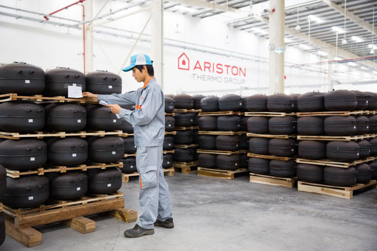 Tất cả các nhà máy của Ariston đều được giám sát và vận hành qua quy trình thẩm định nghiêm ngặt của tập đoàn.
