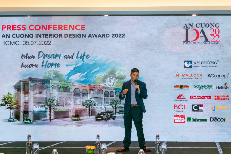 Ông Nguỵ Thanh Vĩ Trưởng BTC chia sẻ về cuộc thi An Cường IDA 2022