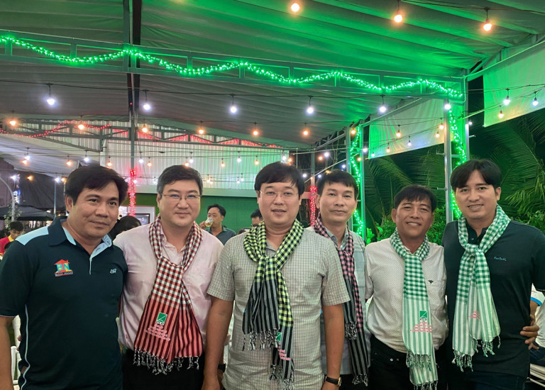 Ảnh: Ủy viên Trung ương Đảng khóa XIII, Trưởng Đoàn đại biểu Quốc hội khóa XV tỉnh Đồng Tháp, Bí thư Tỉnh uỷ Đồng Tháp - ông Lê Quốc Phong đến động viên anh chị em KTS trẻ miền Tây Nam Bộ.