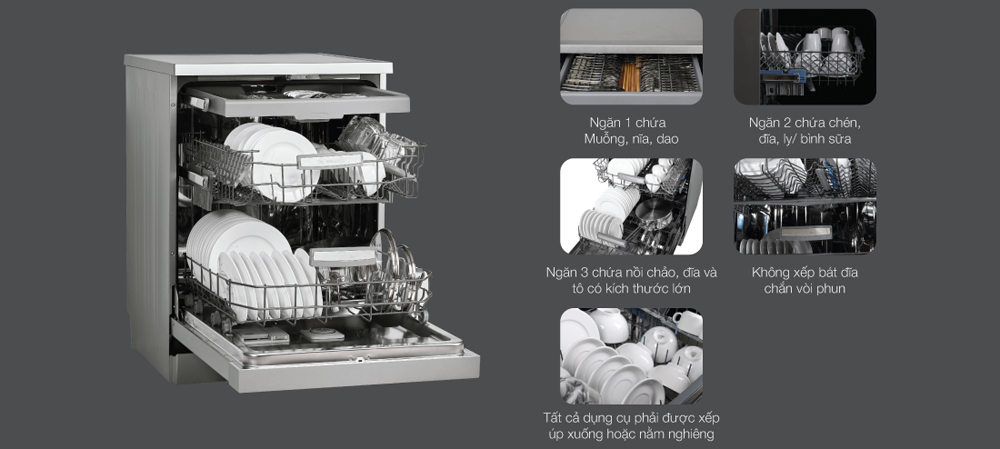 Cách sắp xếp đúng những vật dụng cần rửa