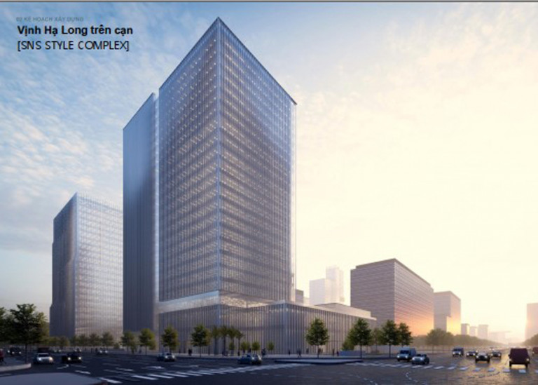 Phối cảnh Phương án Giải Nhất (Dự án: SNS Style Complex)