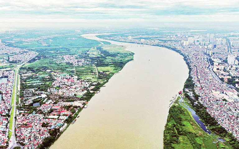 Hà Nội đang chờ cơ hội “quay mặt” ra sông Hồng với bản đồ án quy hoạch mới.