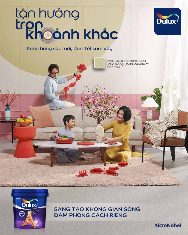 Giữ trọn sum vầy yêu thương cùng sắc Xuân tươi mới