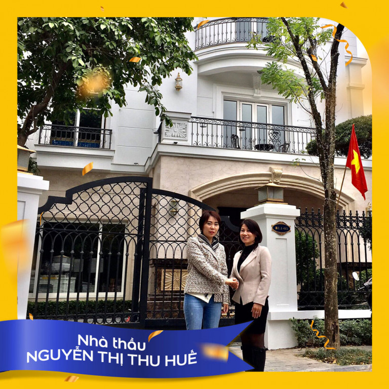 Chị Nguyễn Thị Thu Huế - nhà thầu đã đồng hành cùng Dulux trong suốt nhiều năm
