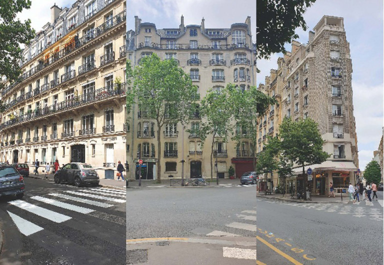 Sự biến đổi sinh động của nhà ô phố Haussmann dưới thời kì Art Nouveau và Art Deco, dù cho mặt đứng được trang trí dày đặc, nhưng các thành phần cơ bản được xây dựng trên cái nền của mô hình nhà Haussmann.