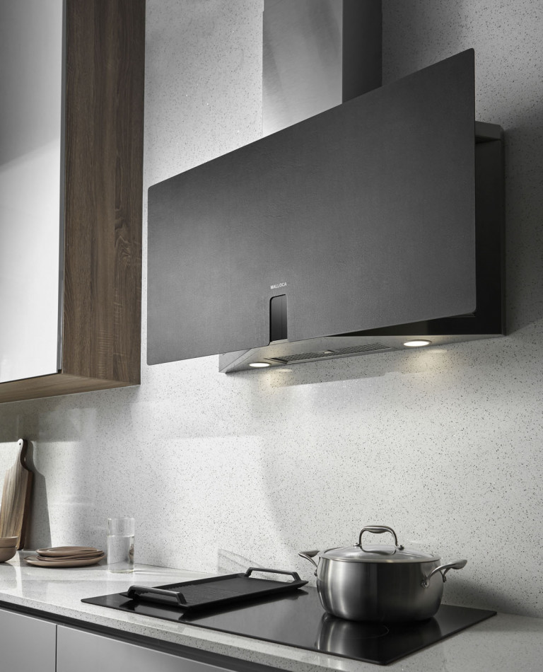 Bề mặt ceramic màu đen nhám Time K-15 NERO điểm nhấn ấn tượng cho căn bếp hiện đại