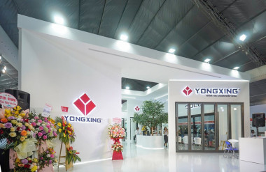 Gian trưng bày của Yongxing được thiết kế sang trọng, ấn tượng tại triển lãm Vietbuild năm nay