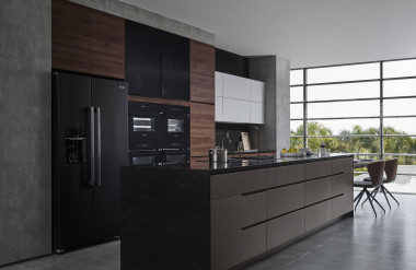 Những thiết bị bếp Malloca đồng bộ mang đến không gian bếp sang trọng, ấn tượng