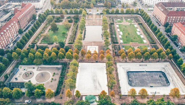 Enghaveparken, một "công viên khí hậu" ở Copenhagen. (Nguồn: CNN)