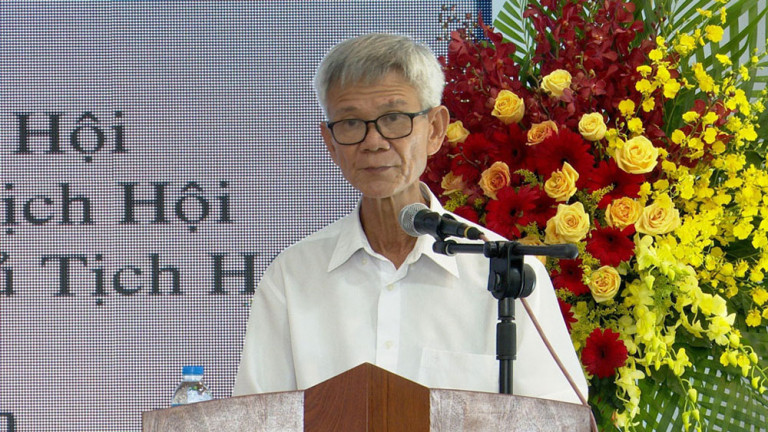 Trưởng Ban kiểm tra Hội KTS Việt Nam, Chủ tịch Hội KTS tỉnh – Lưu Đình Khẩn ôn lại 35 năm thành lập và phát triển của Hội KTS Long An
