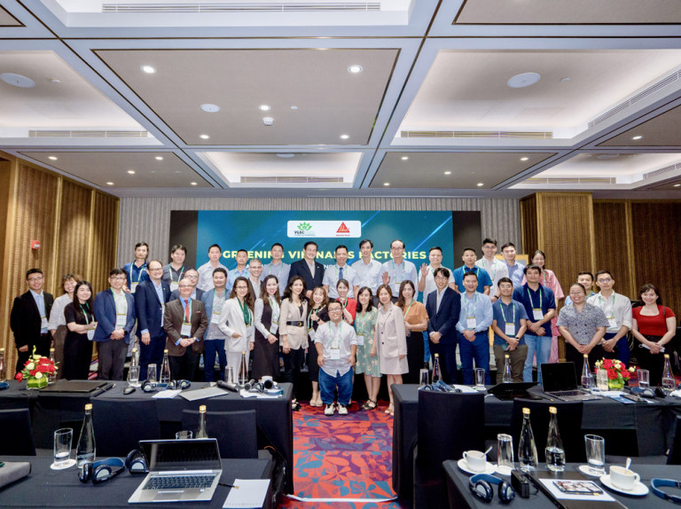 Sự kiện ‘Xanh hoá trong xây dựng Nhà máy tại Việt Nam 2023’ được diễn ra tại Hà Nội vừa qua