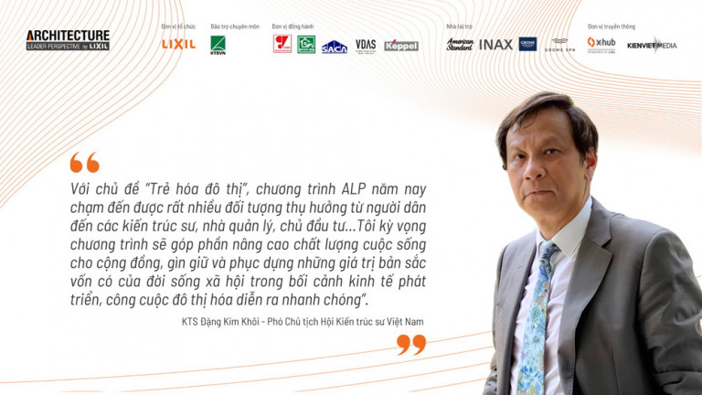 KTS Đặng Kim Khôi - Phó Chủ tịch Hội Kiến trúc sư Việt Nam