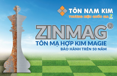 Tôn Zinmag sở hữu cấu tạo đặc biệt giúp tăng khả năng chống ăn mòn cho sản phẩm.